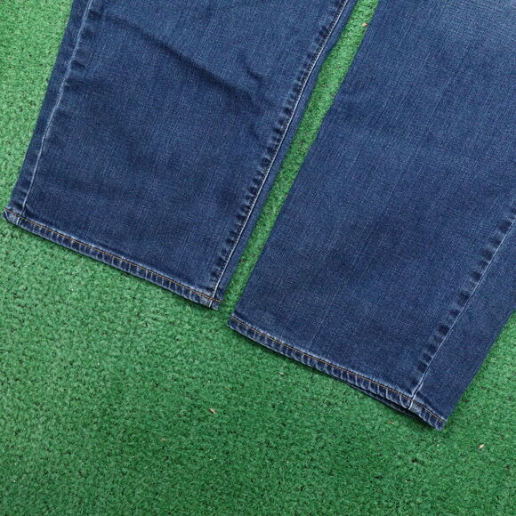 DANIEL CREMIEUX STRAIGHT FIT DENIM BLUE JEANS MENS SIZE 48X32 - Picture 3 of 7